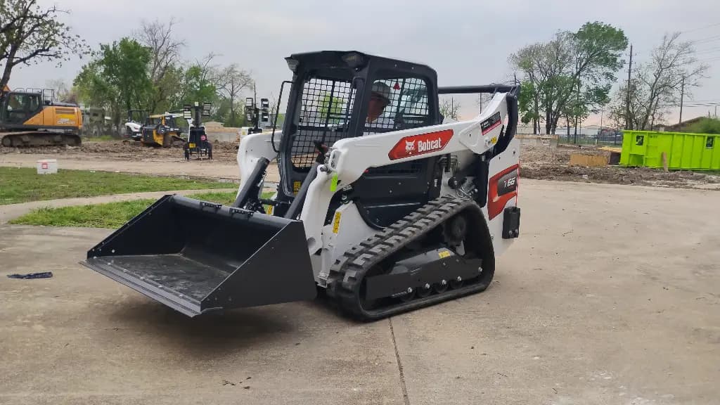 Bobcat T66 track loader available for skid steer services and rental support
